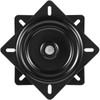ZEONHAK 3 PCS 6-1/4 Inch Bar Stool Swivel Plate, Heavy