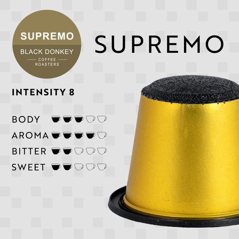 Black Donkey Coffee Roasters - 100 Nespresso Compatible Coffee Capsules
