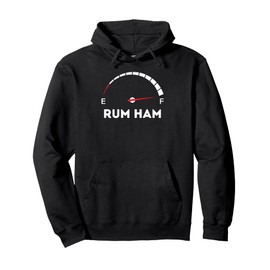 Fun Graphic- Rum Ham (empty/full fuel gauge) Pullover Hoodie