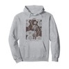 Trendy Bless This Mess Vintage Skeleton Daisy Square Pullover Hoodie