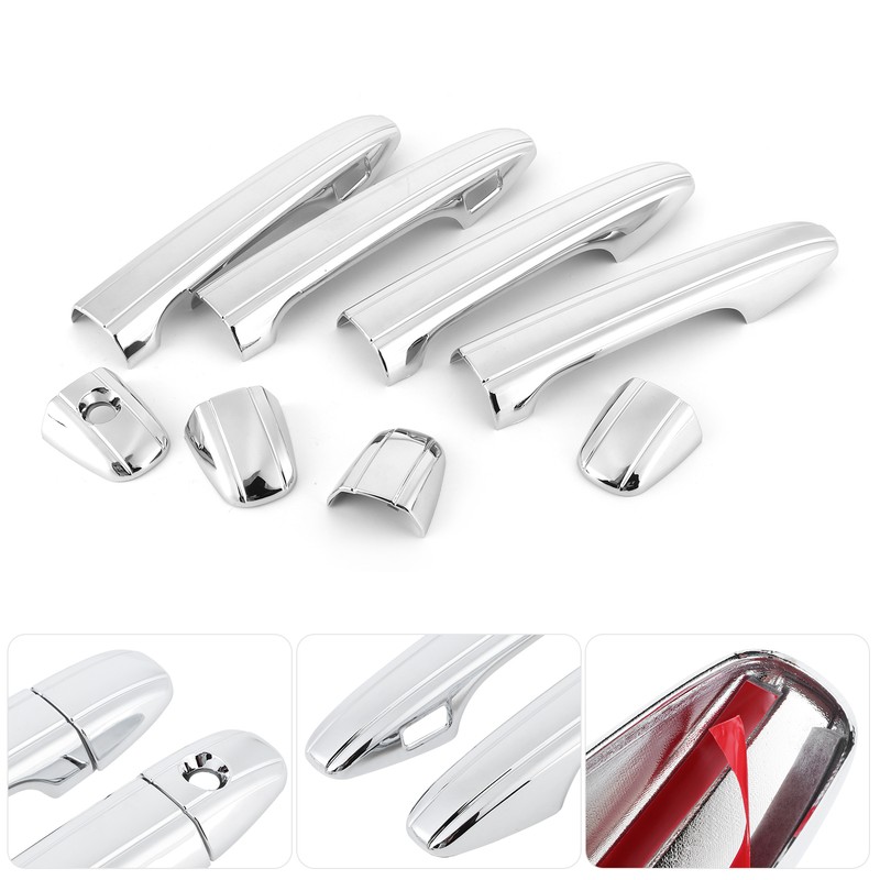 Car Door Handle Covers Trims Electroplating Decoration Fit for Sienna