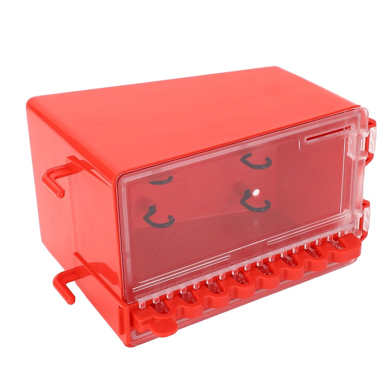 Lockout Tagout Box Portable Wall Mount Group Lock 8 Hole
