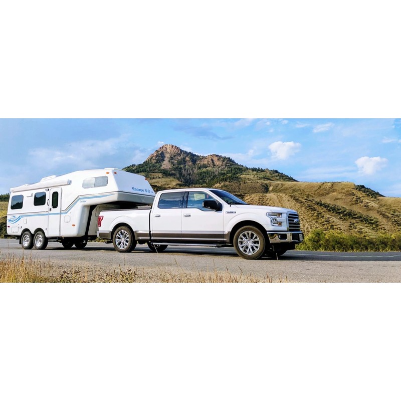 MICTUNING 8FT Trailer Cord with 7-Way Plug Inline Junction Box,