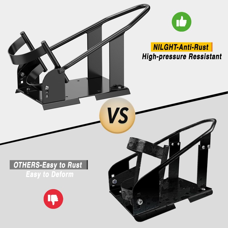 Nilight Motorcycle Wheel Chock 1800 lbs Capacity Wheel Cradle Holder