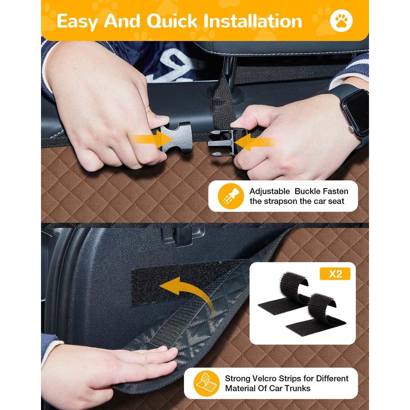 Lekereise SUV Cargo Liner for Dogs - 53.15 * 78.74