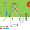 Discovery Kids Bullseye Outdoor Archery Set with LED Target Light-Up