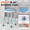 VEVOR Shower Chair for Inside Shower, 360 Degree Swivel Shower