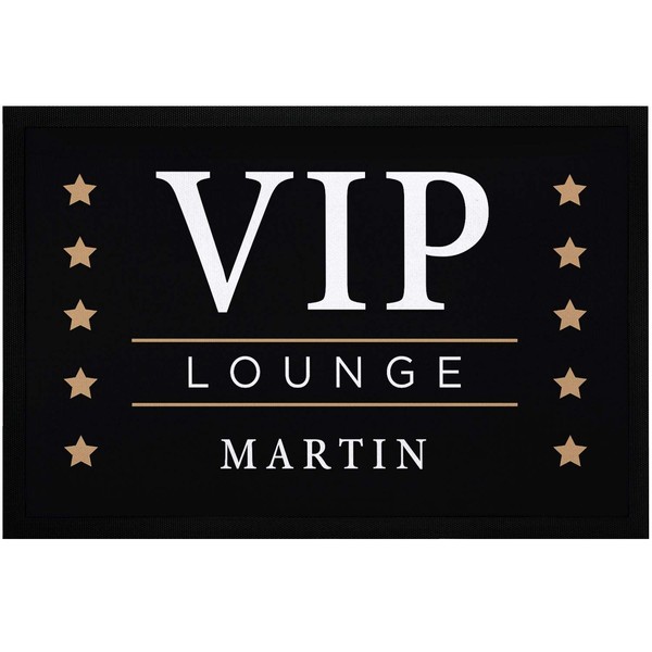 SpecialMe® Doormat with Name VIP Lounge Own First Name Personalised
