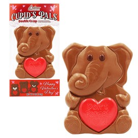Valentine's Cuddly Cuties Big Milk Chocolate 2.5oz, Holiday Treats, Chocolaty 'n Smooth, Individually Boxed, Kosher Certified (12-Pack)