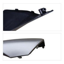 Front Bumper Skid Plate 86577S8000, HY1095109 For 2020 2021 2022 2023 Hyundai Palisade Silver Plastic