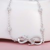 INFINIONLY Women's Bracelets, 925 Sterling Silver Bracelet, Infinity Symbol Bracelets