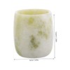 NOLITOY Natural Crystal Tea Cup Set Straight Design Home Office