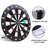 Theefun Safety Dart Board Set -16 Inch Rubber Dartboard Game