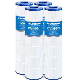 LBLVBNEWD C-7468 Pool Filter Cartridges Compatible with Jandy CL460, CV460, R0554600, A0558000, Unicel C-7468, Pleatco PJAN115, Filbur FC-0810, Aladdin 21501,4x115 Sq.ft, 4 Pack