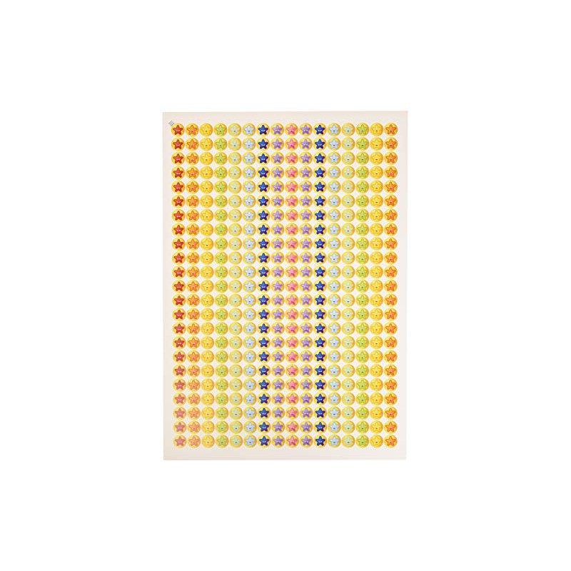 School Stickers A4 Everyday Reward Charts with Stickers - Blue