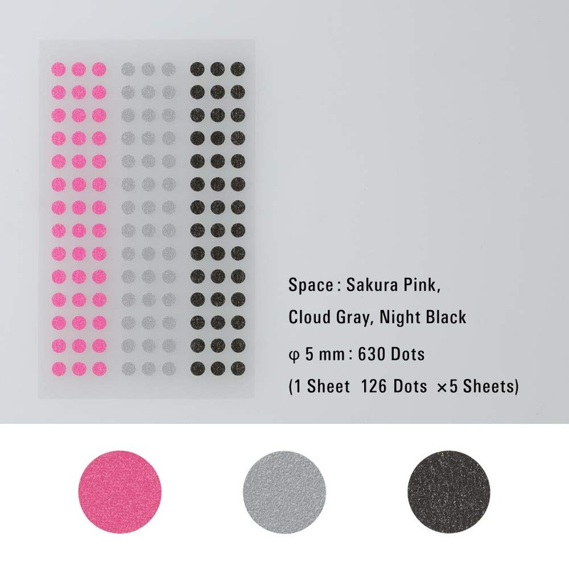 STALOGY/sutarozi- Masking Round Seal Diameter 5 mm [syahhurusupe-su] S2207 