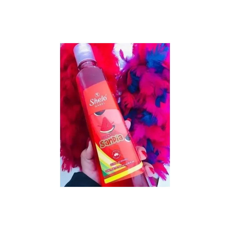 Shampoo Liquido, De Sandia Para El Cabello, Shelo Nabel.