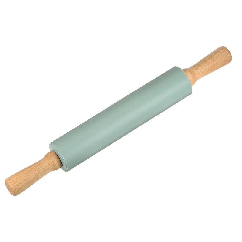 HARFINGTON Silicone Rolling Pins for Baking 17 Inch Wooden Handle