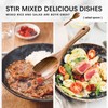 Hefild Wooden Spoons for Cooking, Nonstick Cooking Utensil Set with