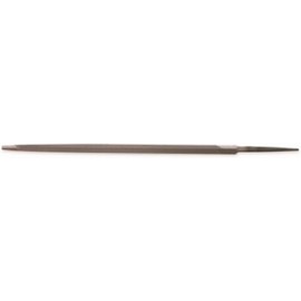Nicholson Triangular Extra Slim Taper Hand File Without Handle, Single Cut, American Pattern, 6" Length
