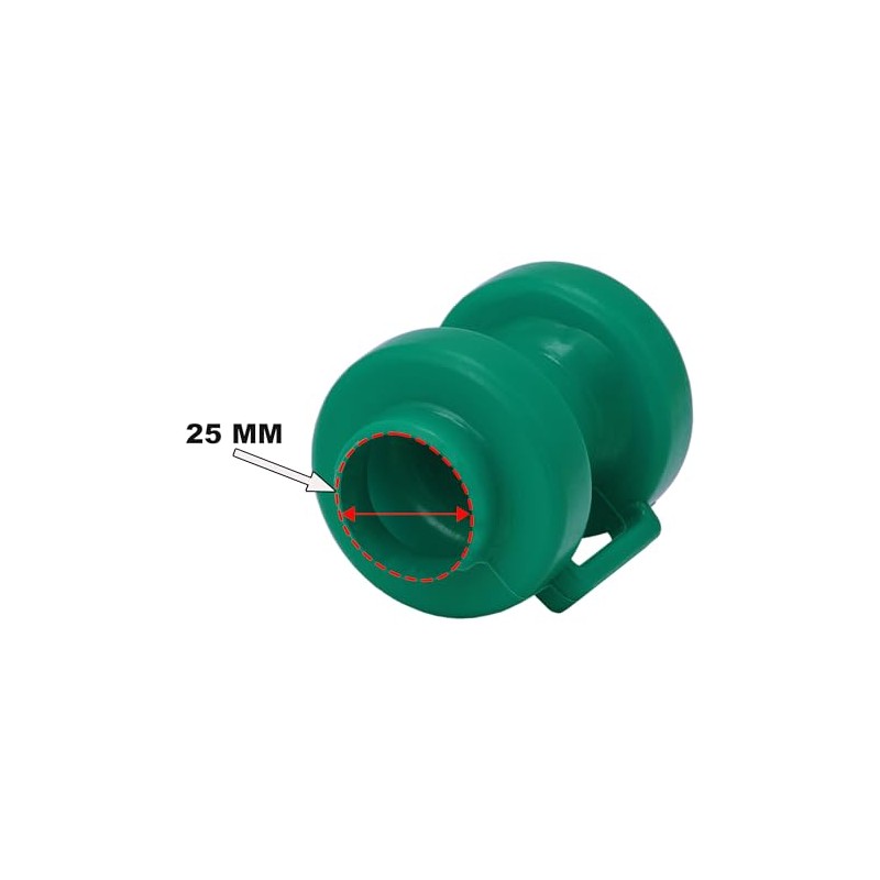 awm Trampoline End Caps Set Green Pack of 6 Protective