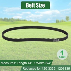 120-3335 Lawn Mower Replacement Belt for 30" Toro TimeMaster Deack, 1203335 Replacement Belt Replaces for STENS 265-610 44" x 3/4"