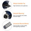 sourcing map 2pcs Roundover Router Bit 1/4 Shank 3/16" Radius