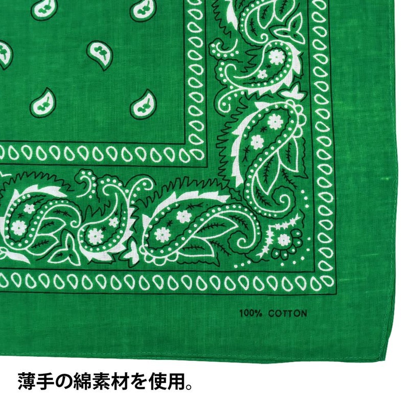 DF Gallery Bandana Hair Accessory Dance Costume Accessories Paisley Cotton