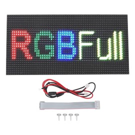 P10 LED Display Full Color Waterproof LED Screen 320x160mm for Storefronts Salons Cafes USB RGB High Brightness Programmable Advertising Board