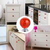 IEIK 10 PCS Crystal Cabinet Knobs Round Glass Bubbles Dresser