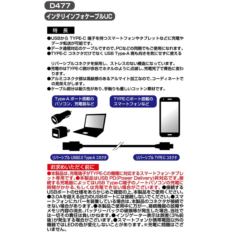 Seiwa D477 UC Intelligent Info Cable