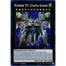 Yu-Gi-Oh! - Number 93: Utopia Kaiser - BLHR-EN093 - Secret Rare - 1st Edition - Battles of Legend: Hero's Revenge