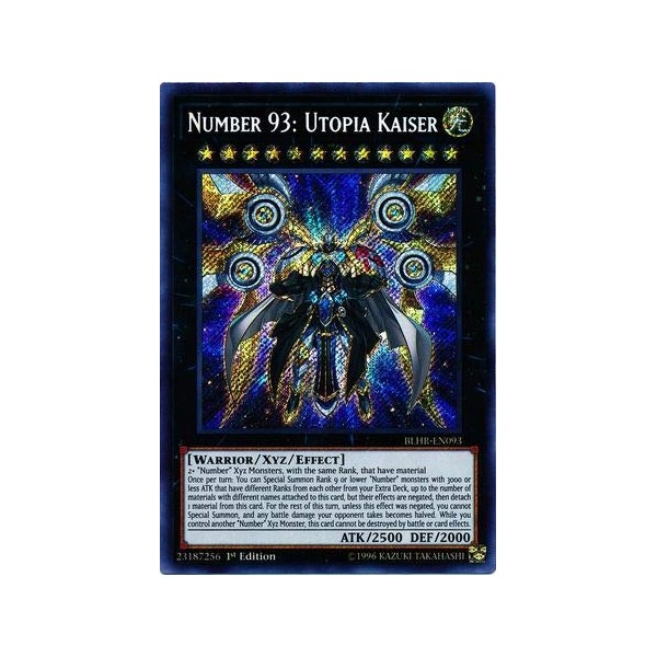 Yu-Gi-Oh! - Number 93: Utopia Kaiser - BLHR-EN093 - Secret