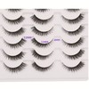 Gmagictobo False Eyelashes Natural Short Clear Band Cat Eye Lashes