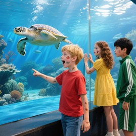 Ocean Animals Temporary Tattoos for Kids, 275pcs Sea Creatures Face Tattoos Body Stickers Decorations,Dolphin Shark Crab Fake Tattoo Stickers for Kids Adults Goody Bag Stuffers Aquarium Party Supplies