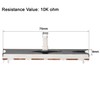 sourcing map Fader Variable Resistors Mixer B10K Ohm Linear Potentiometer