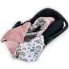 BABEES© Padded Velvet Winter Swaddling Blanket with Filling for Baby