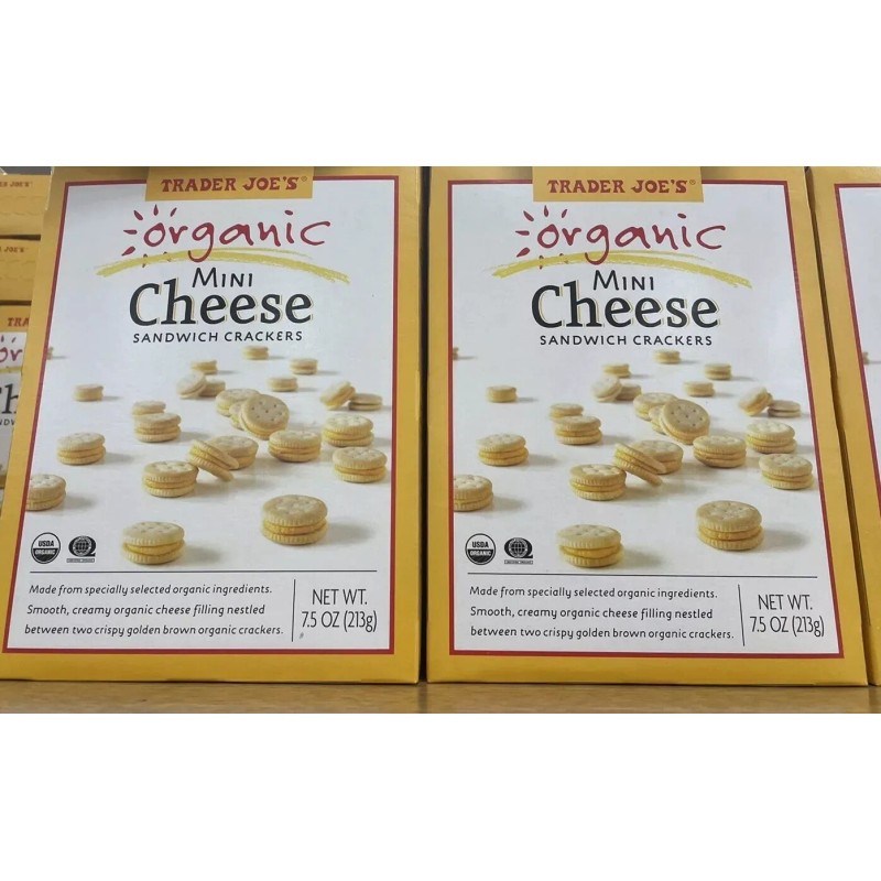 Trader Joe's 2 X Trader Joe's Organic Mini Cheese Sandwich