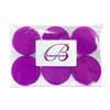 Beauticom 20G/20ML Clear Round Sample Container Jars with Purple Lids