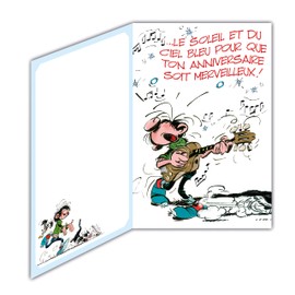 AFIE Regional Map 59 North Gaston Lagaffe Excellent Birthday; Song; People of the North; Cat; Guitar; Music Notes; Singer;