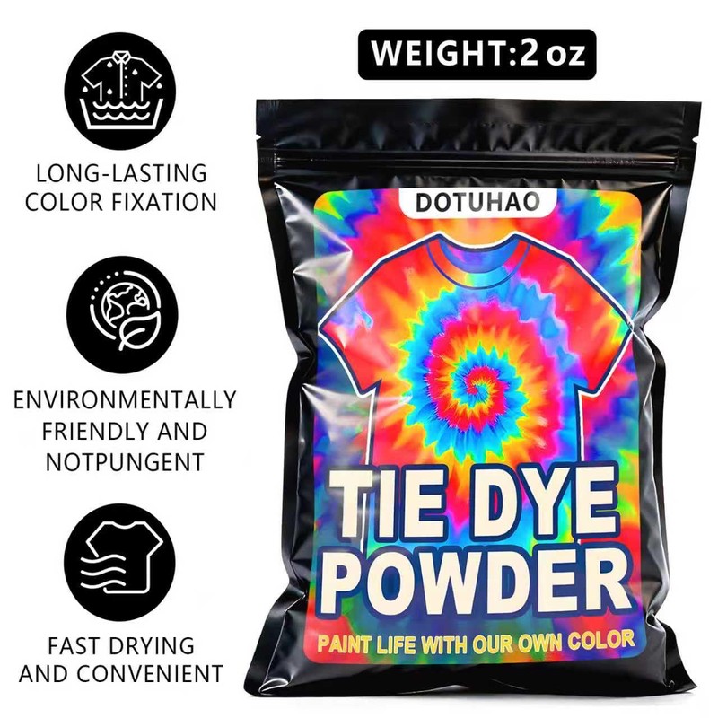 DOTUHAO Tie Dye Powder, Red Fabric Dye, Tie Dyes for