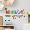 iMagitek Reading Corner Wall Stickers, Reading Will Take You Everywhere