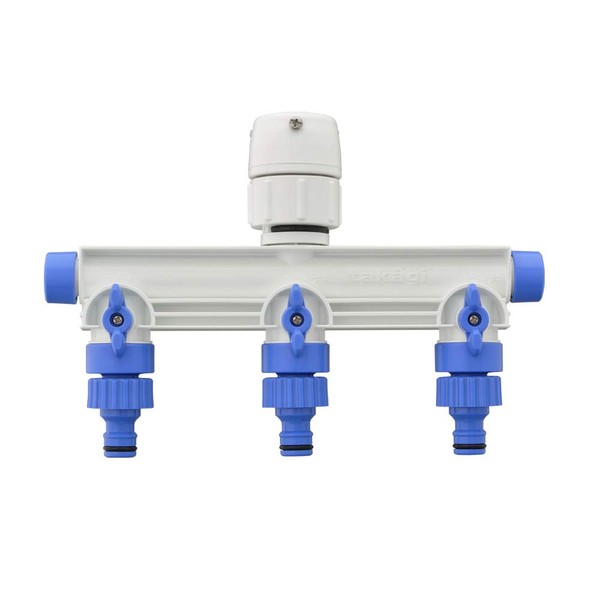 The Takagi GWF11 3-Branch Faucet Nipple creates 3 tap outlets from 1 faucet.