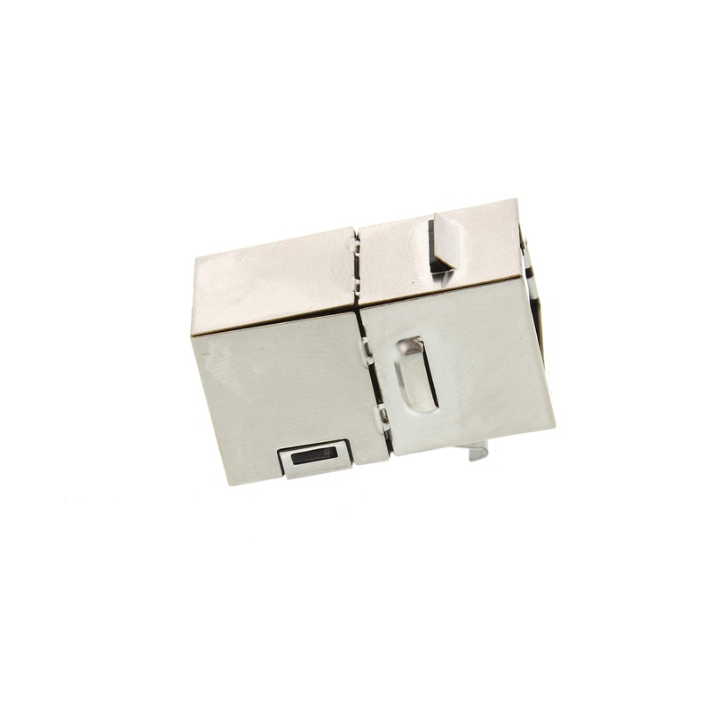 Networx® Shielded STP Cat6A Feed Through Panel Mount Keystone Coupler