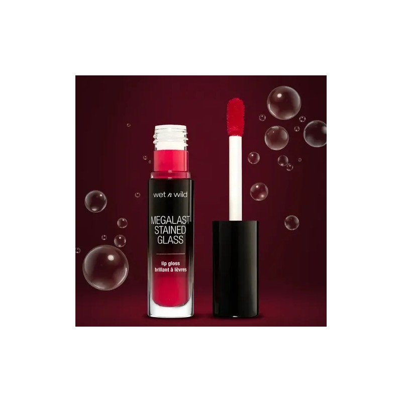 Labial Lip Gloss Wet N Wild Megalast Stained Glass Tonos