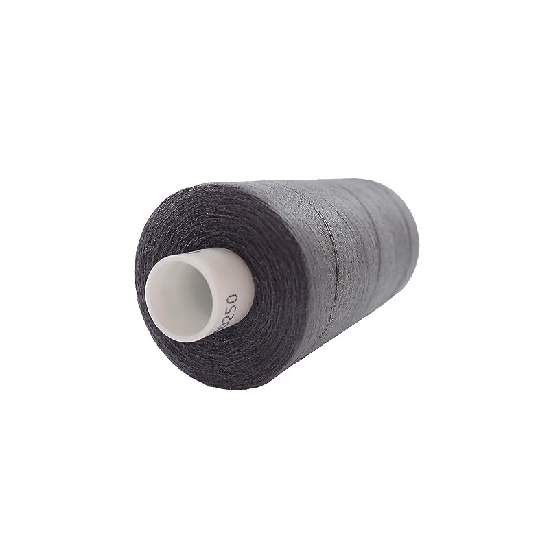 Moon Thread School Grey Spun Polyester Sewing Thread - 1000M