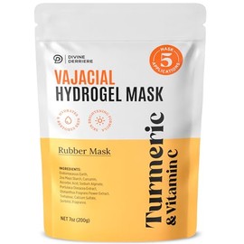 Divine Derriere Mascarilla De Hidrogel Vajacial - Mascarilla Modeladora Premium Con Cúrcuma Y Vitamina C - Mascarilla Facial Y Vajacial Depurante Y...