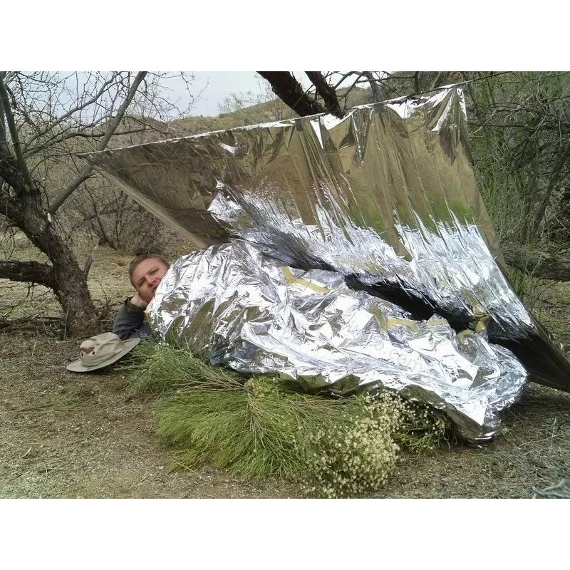 Manta Térmica 130cm X 210cm Supervivencia Sabana Emergencia