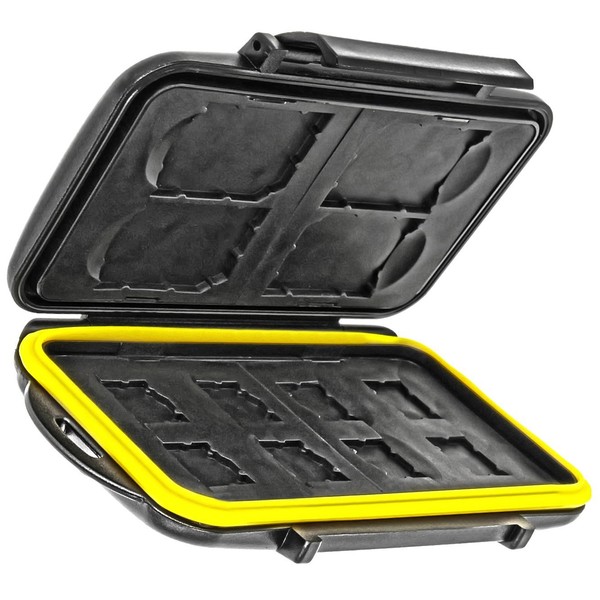 Waterproof Memory Card Hard Case Protective Box for 4X SD