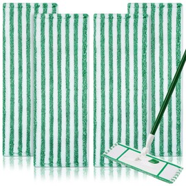 6 Pack Mop Head Replacement for Libman, Wet & Dry Mop Pad Refill, Reusable Washable Microfiber Mop Head Pads for Multi Surface Floor Cleaning